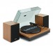 Lenco LS-300 Turntable with Speakers Bundle, Wood