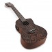 Luna UKE Tribal Concert Cutaway w/ Preamp - Mahogany