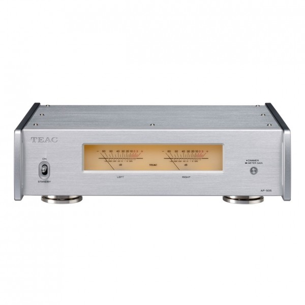 TEAC AP-505 Stereo Power Amplifier, Silver