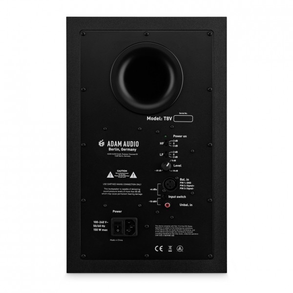 T8V Studio Monitor - Rear