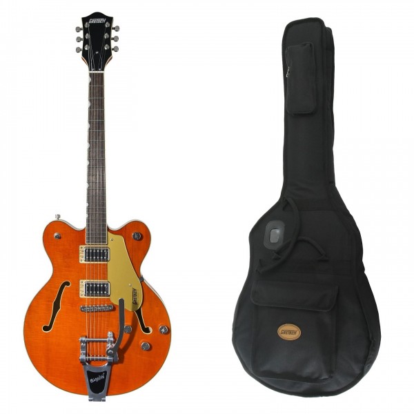 Gretsch G5622T Electromatic CB, Orange Stain & Gretsch G2162 Gig Bag