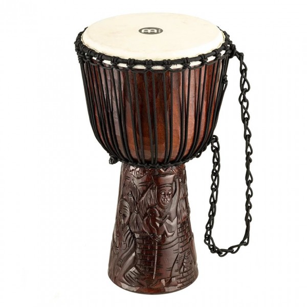 Meinl Professional African Style 10 inch Djembe, Village Carving