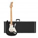 Fender Player Stratocaster HSS MN, Black & Case przez Gear4music