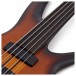 Ibanez SRF705 5-String Fretless Bass, Brown Burst Flat