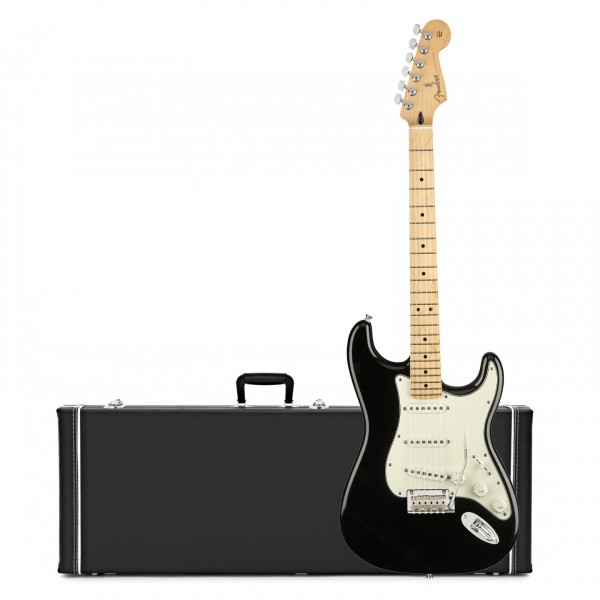 Fender Player Stratocaster MN, Black & Case by Gear4music