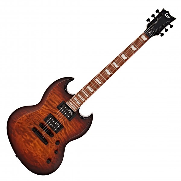 ESP LTD Viper-256, Dark Brown Sunburst