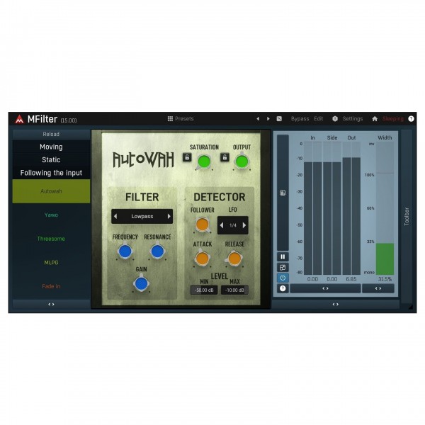 Melda MFilter - Auto Wah 