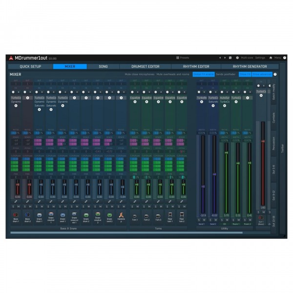 Melda MDrummer - Mixer