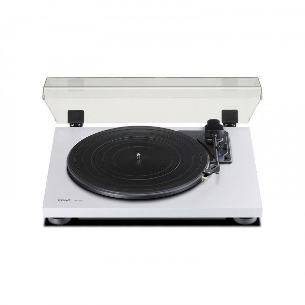 TEAC TN-180BT-A3 Bluetooth Turntable in White Central View