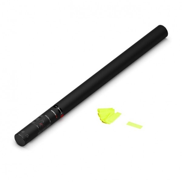 Magic FX 80cm Handheld Confetti Cannon, Fluo Yellow