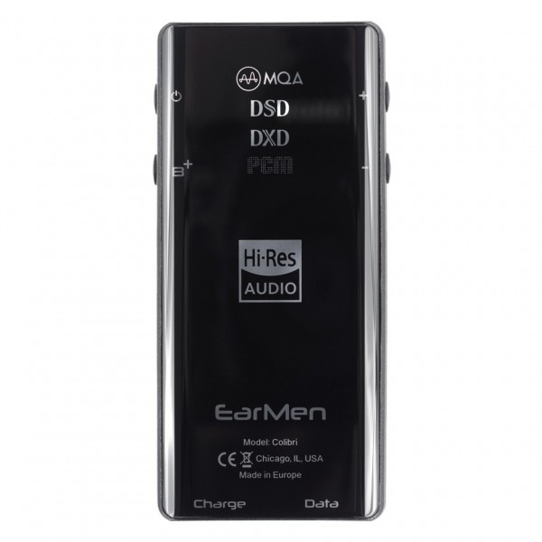 EarMen Colibri Battery Powered Pocket USB Headphone Amp Rear