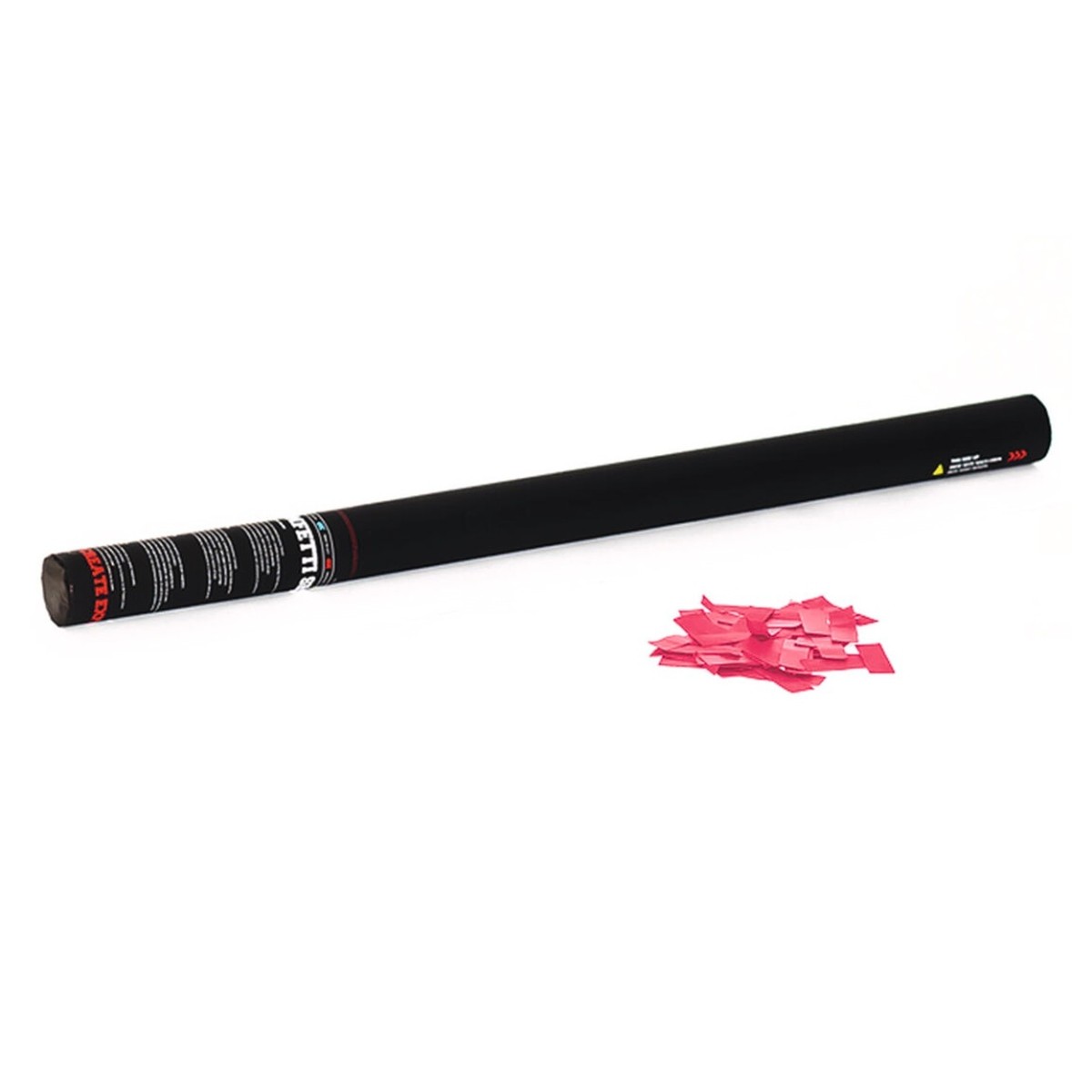 Click to view product details and reviews for 80cm Handheld Confetti Cannon Pink.