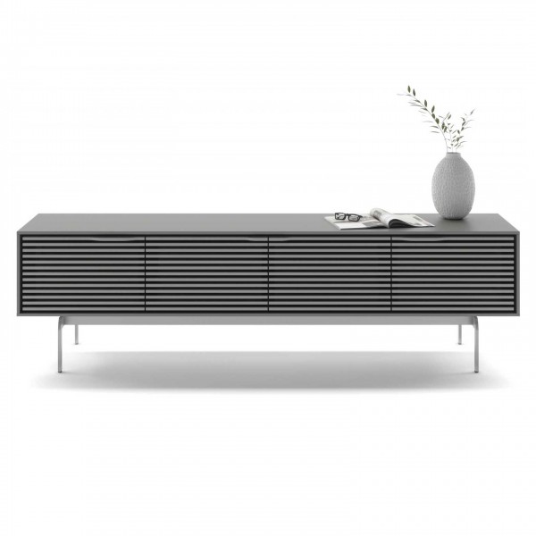 BDI Align 7473 Console Base, Fog Grey