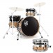 SJC Paramount 22'' 4pc Kit, Tuxedo Silver, Chrome Hardware