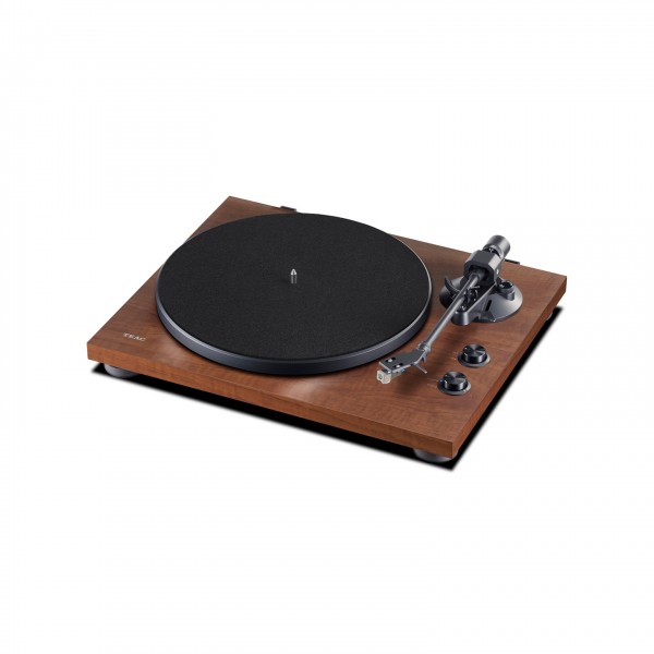 TEAC TN-280BT-A3 Bluetooth Turntable, Walnut Front View