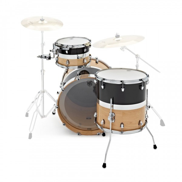 SJC Paramount 22'' 3pc Kit, Tuxedo Silver, Chrome Hardware
