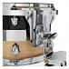 SJC Paramount 22'' 3pc Kit, Tuxedo Silver, Chrome Hardware