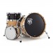 SJC Paramount 22'' 3pc Kit, Tuxedo Silver, Chrome Hardware