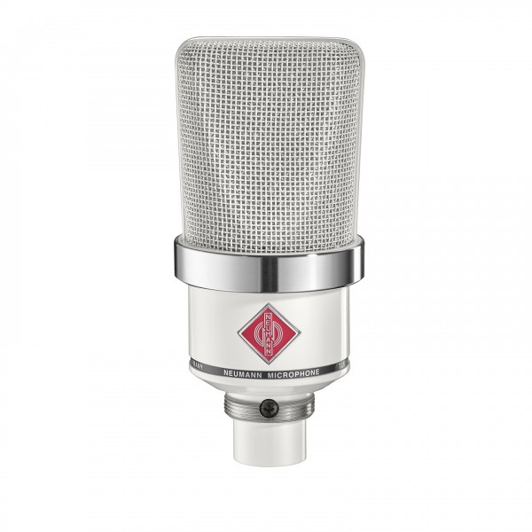 Neumann TLM 102 Condenser Microphone, White - Front