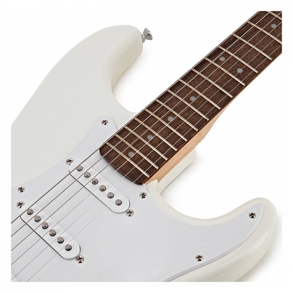 Squier Bullet Stratocaster, Arctic White & SubZero V15G Amp