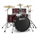 Premier Revolution 22" 5pc Drum Kit Bundle, Red Sparkle