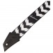 Jackson Strap with Double V Pattern, Black and White 2 