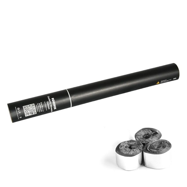 Magic FX 50cm Handheld Streamer Cannon, Metallic Silver