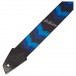 Jackson Strap with Double V Pattern, Black and Blue 2 