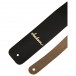 Jackson Leather Guitar Strap, Black 4