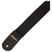 Jackson 2 inch Poly Guitar Strap, Black end