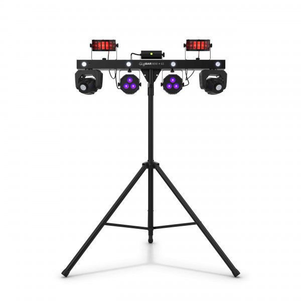 Chauvet DJ GigBAR Move ILS 5-in-1 Lighting System - Front, with Tripod