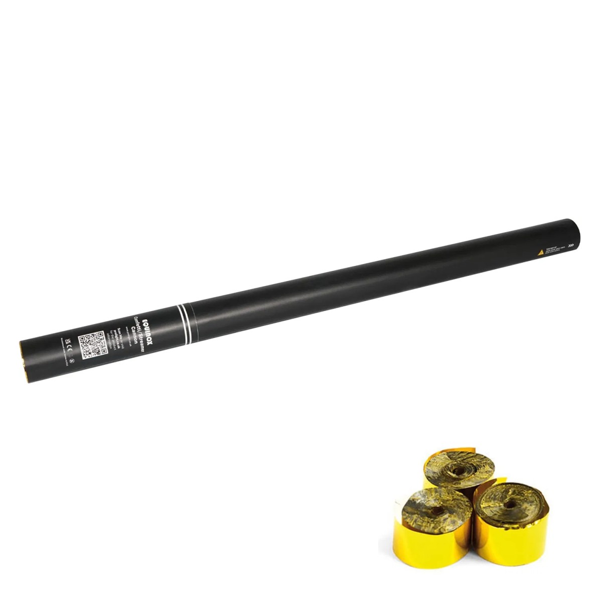 Click to view product details and reviews for 80cm Handheld Streamer Cannon Metallic Gold.