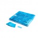 Magic FX 1kg Slowfall Confetti Rectangles, Light Blue