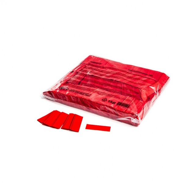 Magic FX 1kg Slowfall Confetti Rectangles, Red