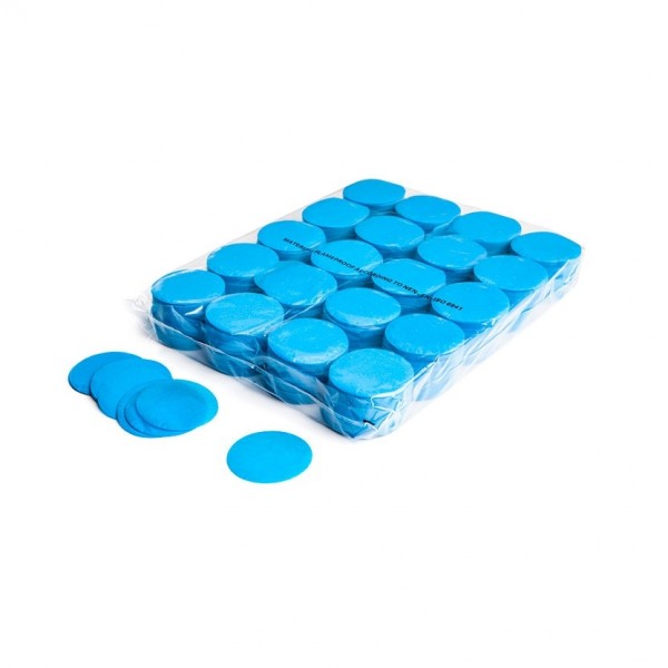 Magic FX 1kg Slowfall Confetti Circles, Light Blue