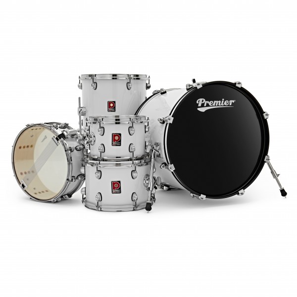 Premier Revolution 20" 5pc Drum Kit, White