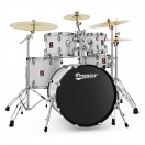 Premier Revolution 20" 5pc Drum Kit Bundle, White