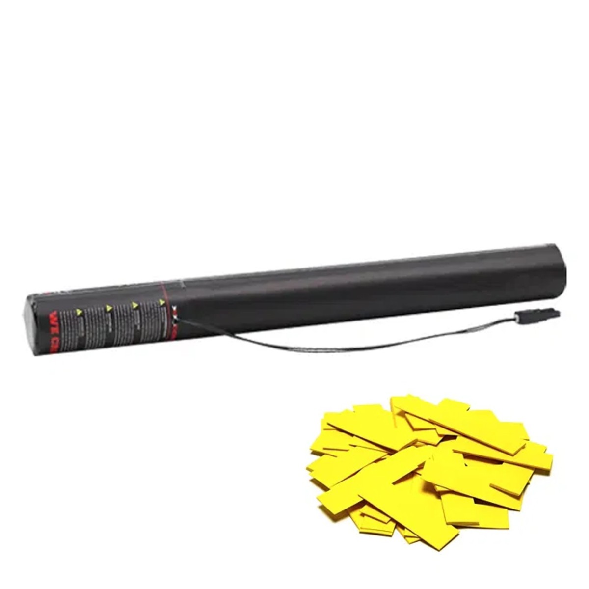 Click to view product details and reviews for 50cm Electric Confetti Cannon Yellow.