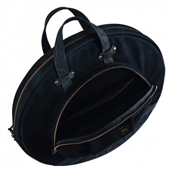 Meinl 22" Canvas Collection Cymbal Bag, Classic Black Open