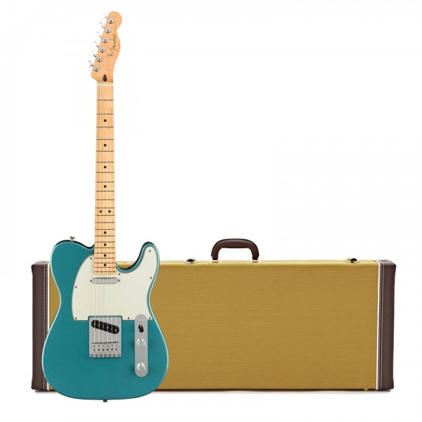 Fender Player Telecaster MN, Tidepool & Case, Tweed
