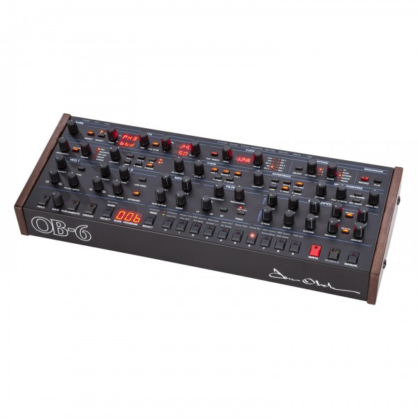 Sequential OB-6 Synthesizer - Angled 2