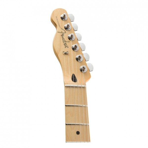 Fender Player Telecaster Left Handed, Butterscotch & Case, Tweed head
