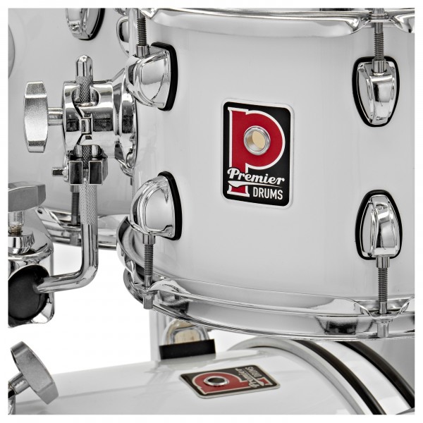 Premier Revolution 22" 5pc Drum Kit Bundle, White