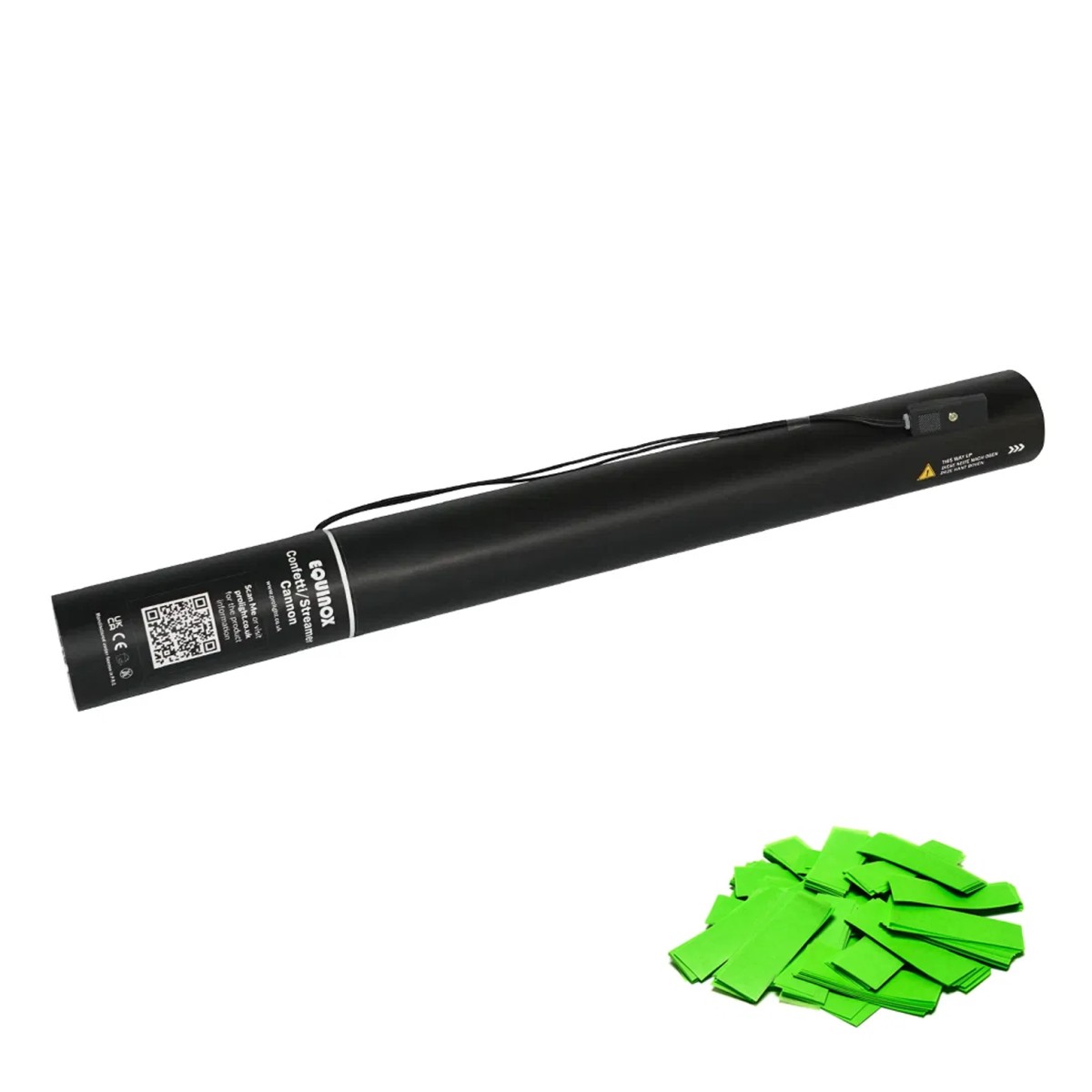 Click to view product details and reviews for 50cm Electric Confetti Cannon Light Green.
