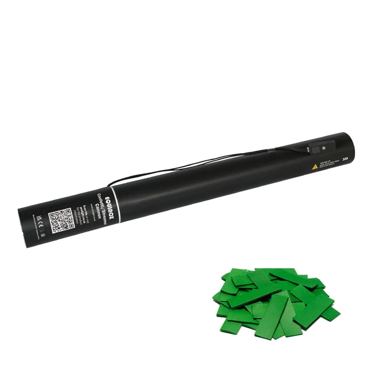 Click to view product details and reviews for 50cm Electric Confetti Cannon Dark Green.
