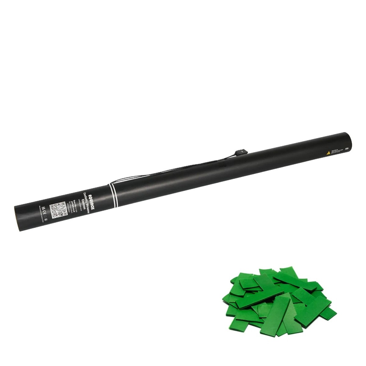 Click to view product details and reviews for 80cm Electric Confetti Cannon Dark Green.
