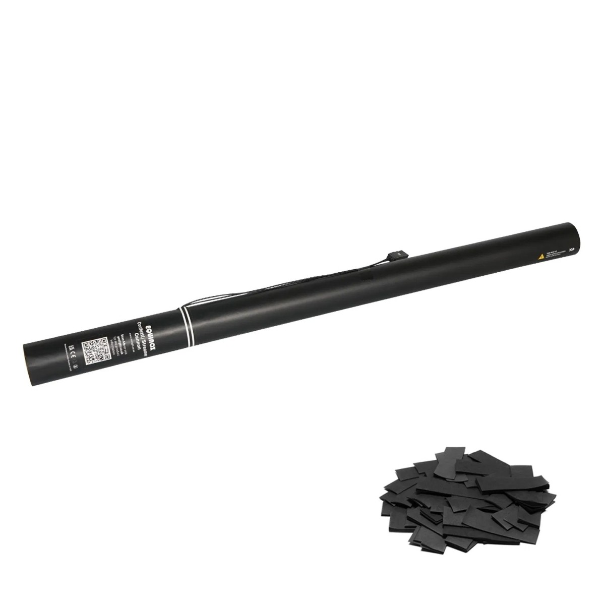 Click to view product details and reviews for 80cm Electric Confetti Cannon Black.