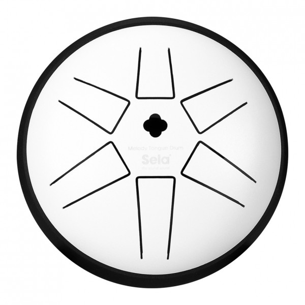 Sela Melody Tongue Drum 5.5“ B5, White Top