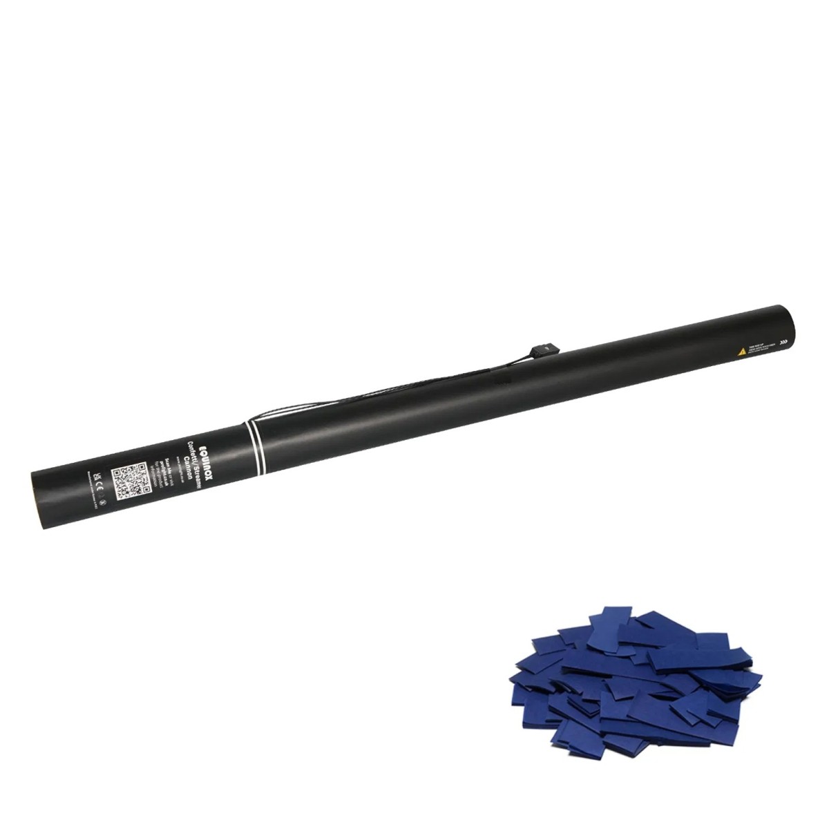 Click to view product details and reviews for 80cm Electric Confetti Cannon Dark Blue.