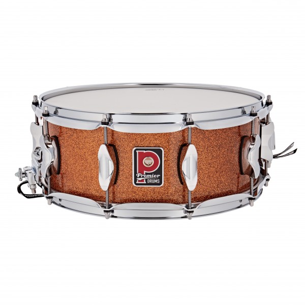 Premier Elite 14" x 5.5" Snare Drum, Copper Sparkle
